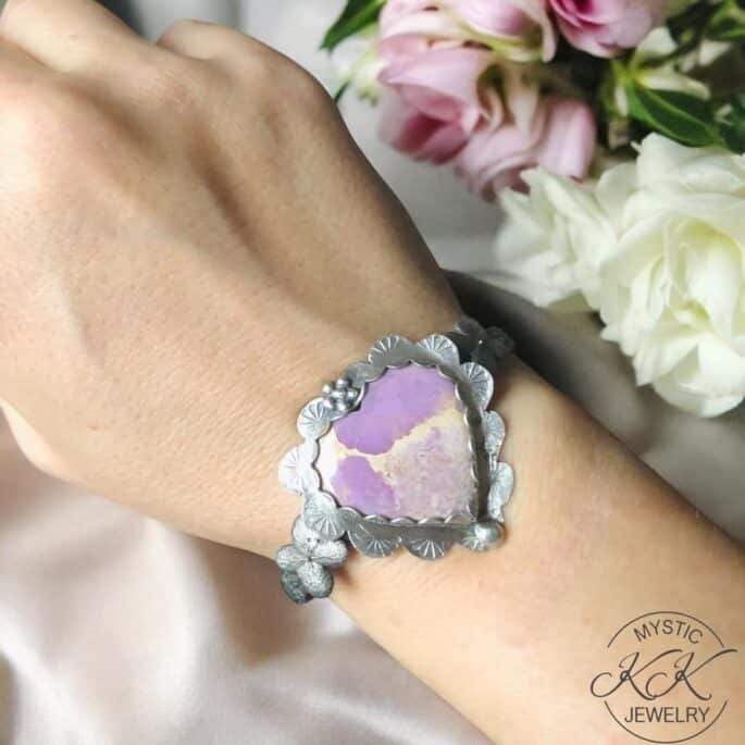 Heart in Bloom - Bracelet cuff - Image 2