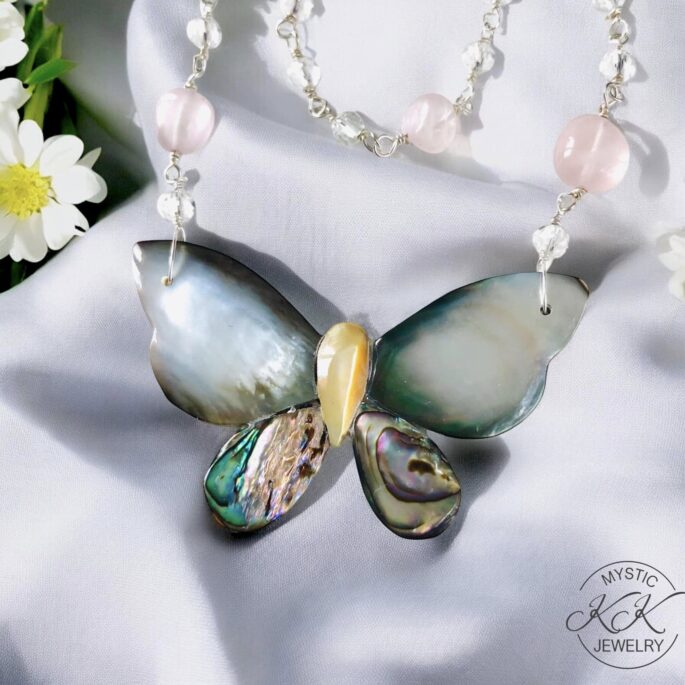 Butterfly in Bloom - Necklace