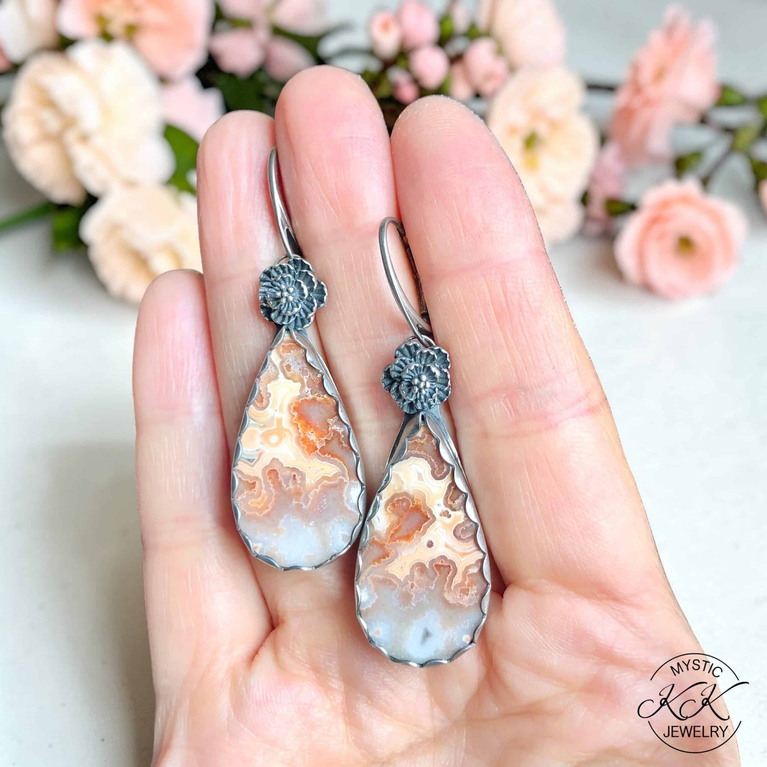 Sacred Unfurling - Earrings - Image 2