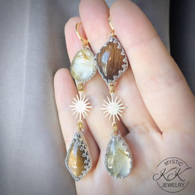 Celestial Radiance - Earrings - Image 2