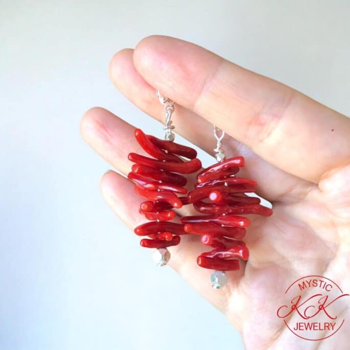 Coral Breeze - Earrings - Image 2