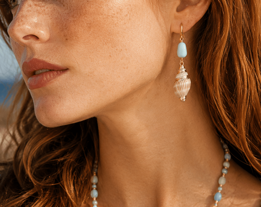 Mermaid Lagoon - earrings - Image 2